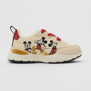 Zara DISNEY MICKEY MOUSE SNEAKERS SIZE 24